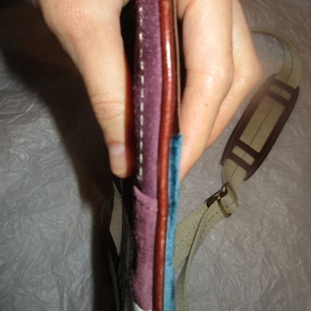 Coach vintage y2k patchwork crossbody swingpack bag purse